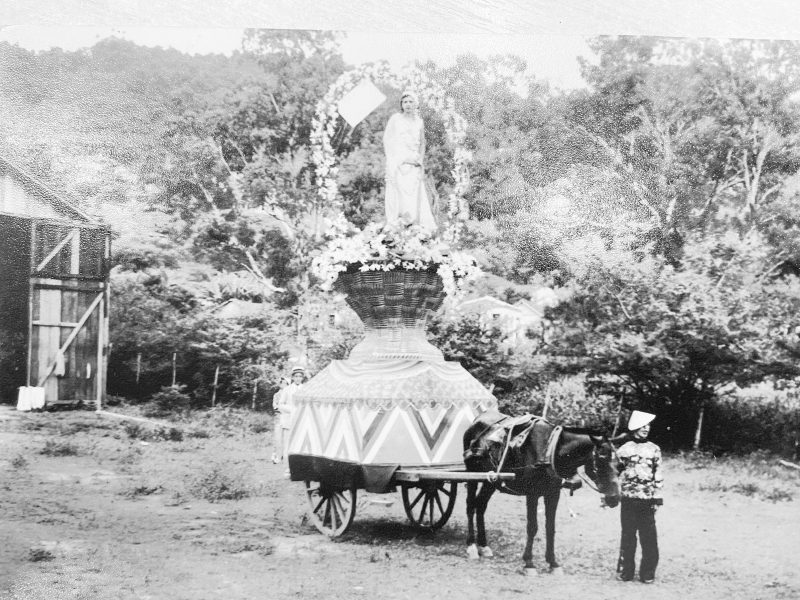 No distante 1912, carro aleg&oacute;rico pronto para desfile no Carnaval da capital catarinense – Foto: DIVULGA&Ccedil;&Atilde;O/ND