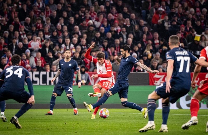 Gol de Muller na vitória do Bayern de Munique na Champions League contra a Lazio