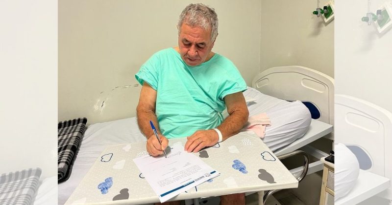 Prefeito segue internado e se recupera de cirurgia em Joinville 