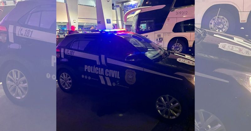 Suspeito de estuprar menina de 12 anos é preso em rodoviária de Joinville 