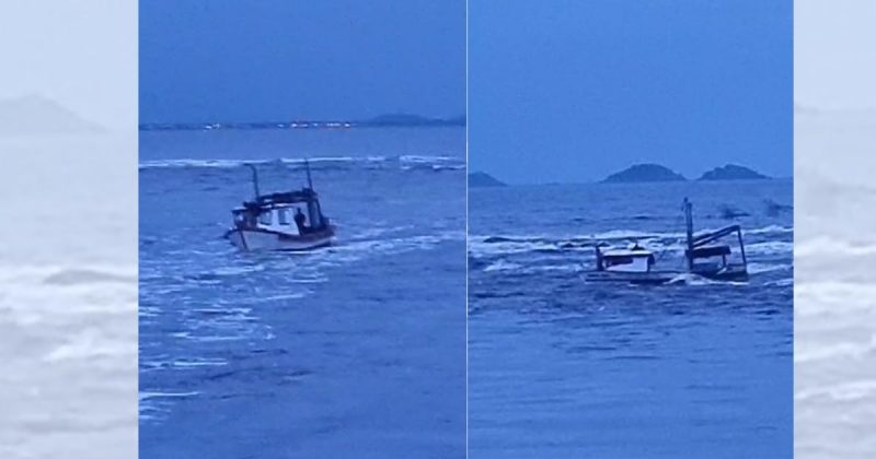 Fenômeno no mar criou cenário assustador em SC