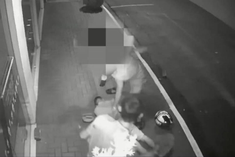 homem foi vítima de agressões