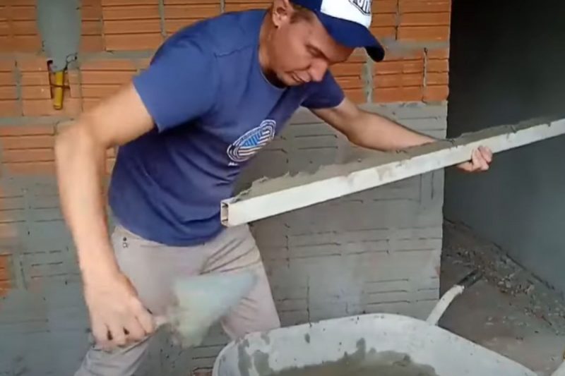 Pedreiro teve ideia incrível 