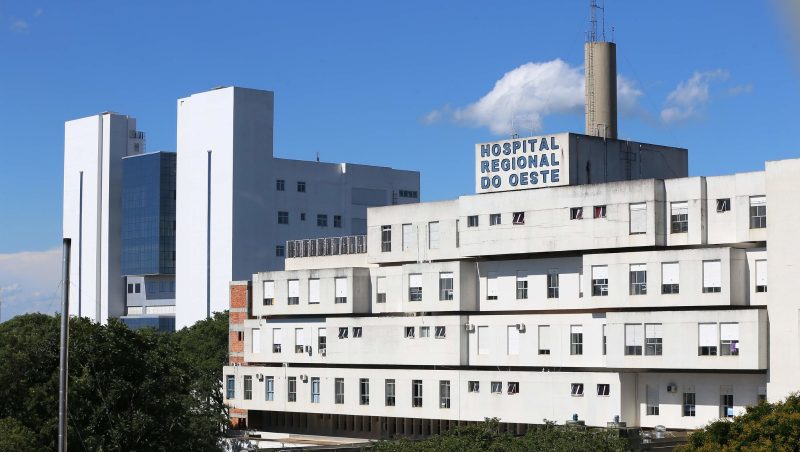 O hospital de Chapecó é referência no oeste catarinense.  – Foto: HRO/Imprensa/Reprodução/ND