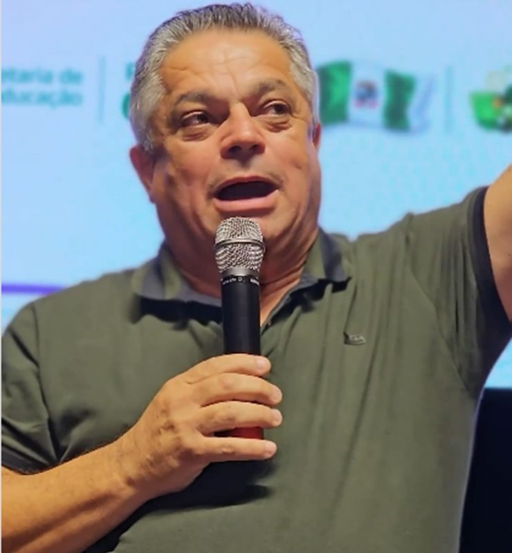 Prefeito João Rodrigues durante o curso de formação de professores - Foto: Reprodução/ND