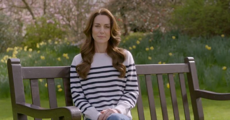 Kate Middleton gravou um vídeo sobre seu diagnóstico de câncer