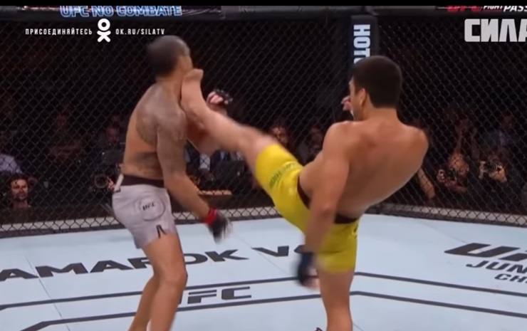 Nocaute sofrido por Belfort para Lyoto Machida no UFC