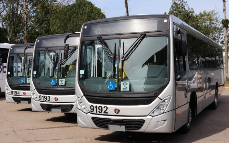 Ônibus do transporte coletivo de Blumenau