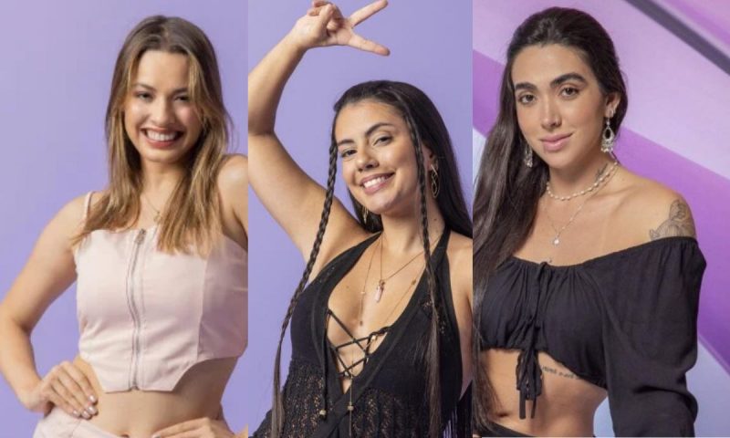 Bia, Fernanda e Giovanna enfrentam o 15º paredão do BBB 24