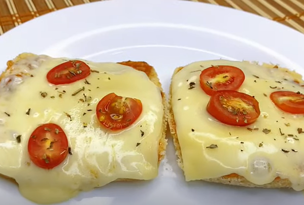 Receita de pizza saudável