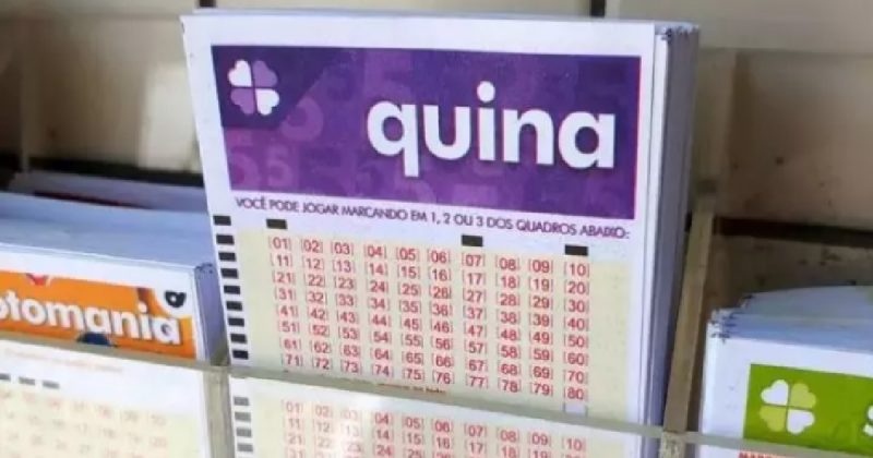 Terno e quadra da Quina: bilhetes da Quina em casa lotérica 