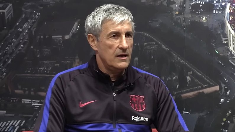 Quique Setién é o técnico que é inimigo de Messi