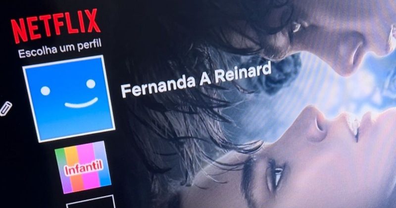 O nome da vítima apareceu na tela da conta da Netflix, com a série o "Fabricante de Lágrimas", que vai estrear em abril na plataforma 