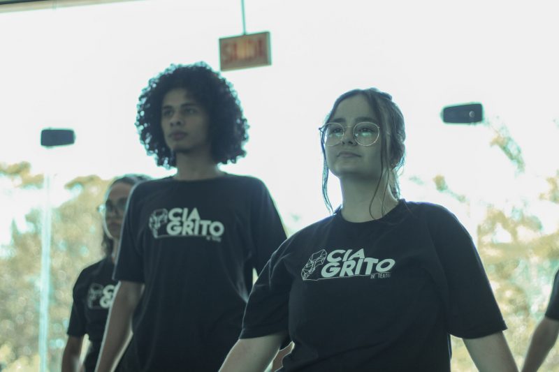 Laura Sperotto durante ensaios para o musical – Foto: Cia Grito/Reprodu&ccedil;&atilde;o/ND