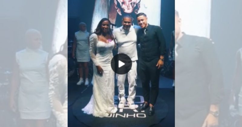 Em primeiro show após BBB 24, Rodriguinho se apresentou em casamento de jogador do JEC, em Joinville