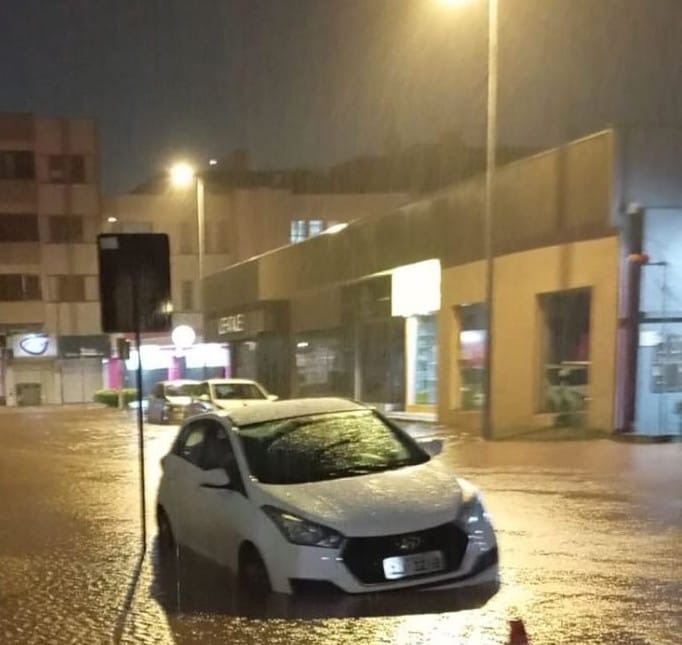 Chuva forte atinge Joinville 