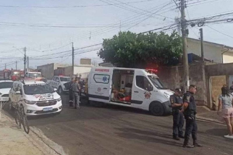 Pitbull ataca e mata tutor que teve convuls&atilde;o no quintal de casa em S&atilde;o Paulo – Foto: Pol&iacute;cia Militar/Reprodu&ccedil;&atilde;o/ND