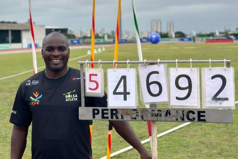Atleta de Joinville quebra o próprio recorde