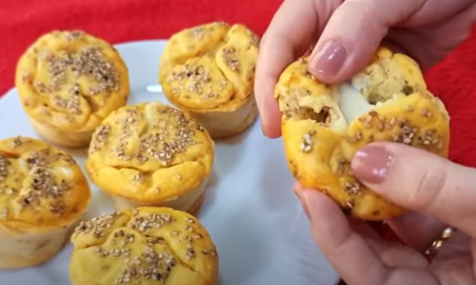 Receita de bolinho de atum