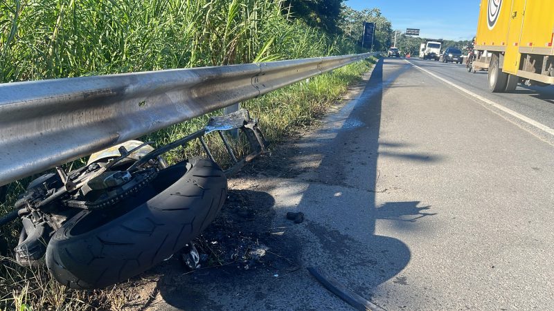 Acidente foi registrado no início da tarde desta quarta-feira (17), no bairro Vorstadt; homem foi encaminhado ao hospital pela equipe do Arcanjo