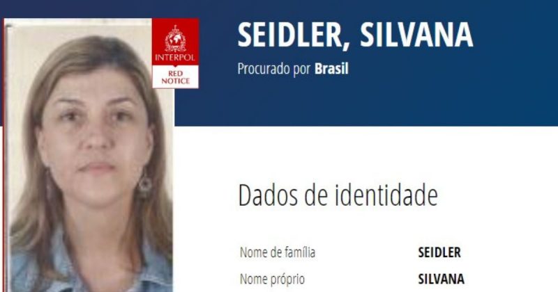 Silvana Seidler procurada pela Interpol