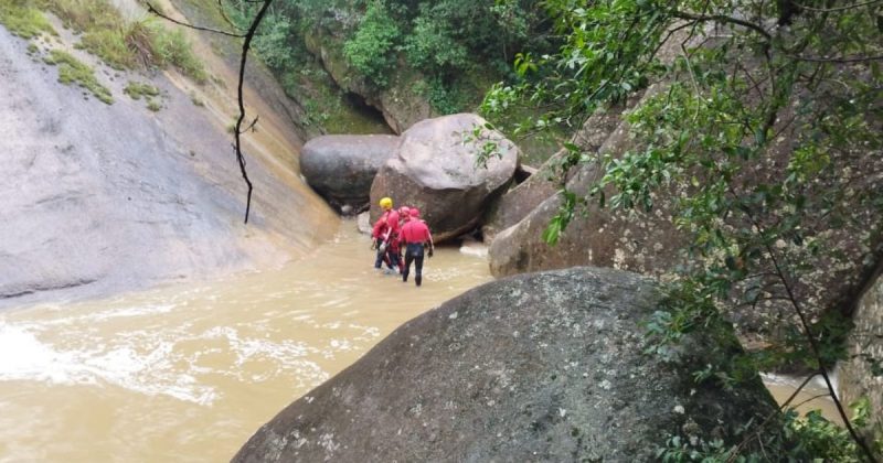 Cachoeira era de difícil acesso