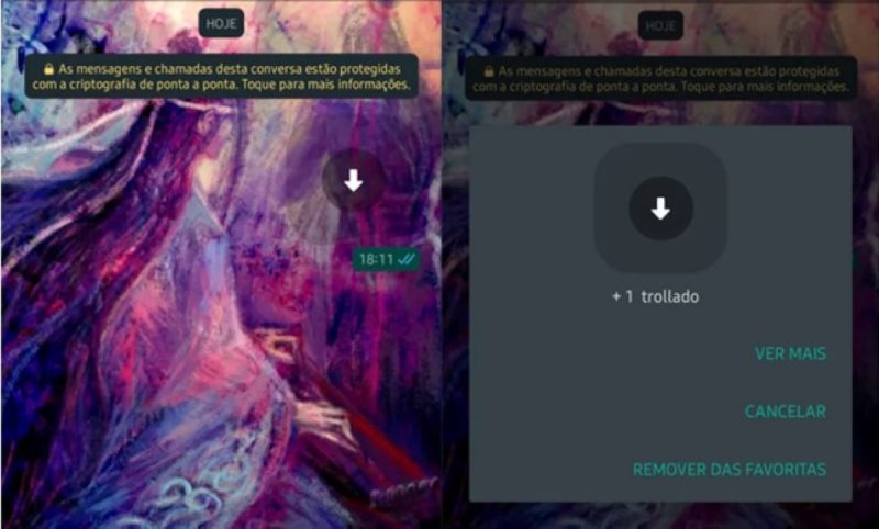 Figurinhas enviadas que não carregam no Dia da Mentira