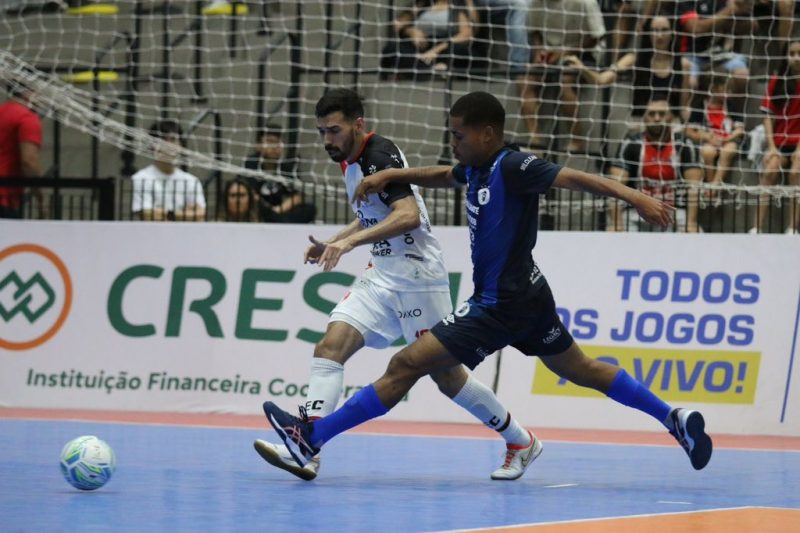 Pedro Rei e Igor Costa marcaram os gols do JEC Futsal