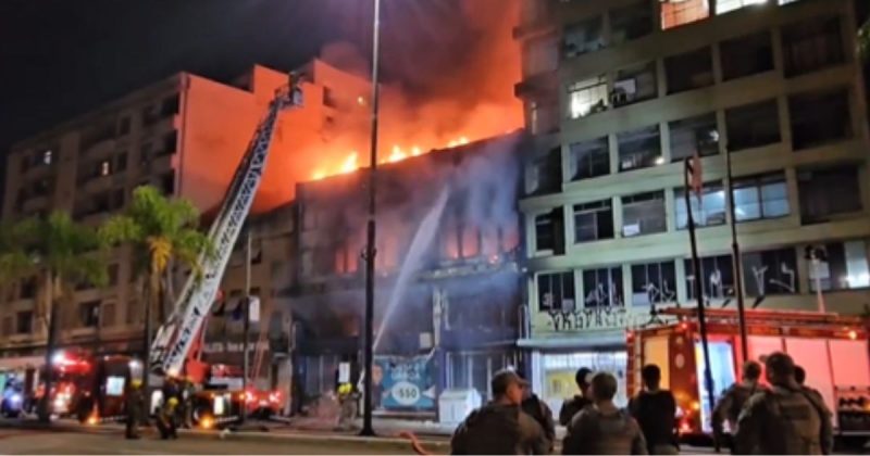 Incêndio no Centro de Porto Alegre mata 10 pessoas