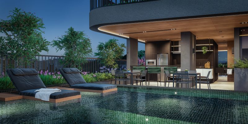 Opera &eacute; o empreendimento mais alto da cidade, foi pensado para a vida moderna e traz a eleg&acirc;ncia como um de seus principais atributos – Foto: Halsten Incorporadora/Divulga&ccedil;&atilde;o