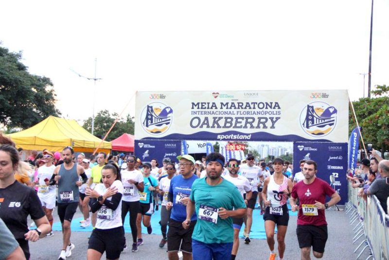 Meia Maratona Internacional de Florianópolis Oakberry ultrapassa os 5,5 mil atletas confirmados