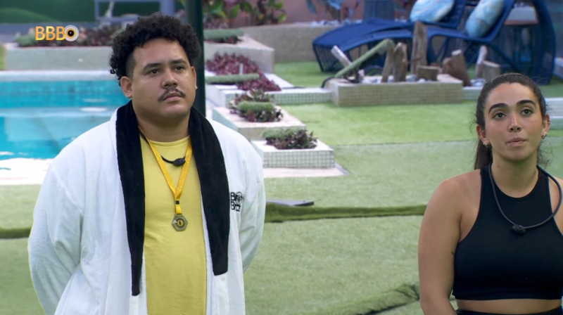 Buda e Giovanna est&atilde;o no monstro – Foto: Globo/Reprodu&ccedil;&atilde;o/ND