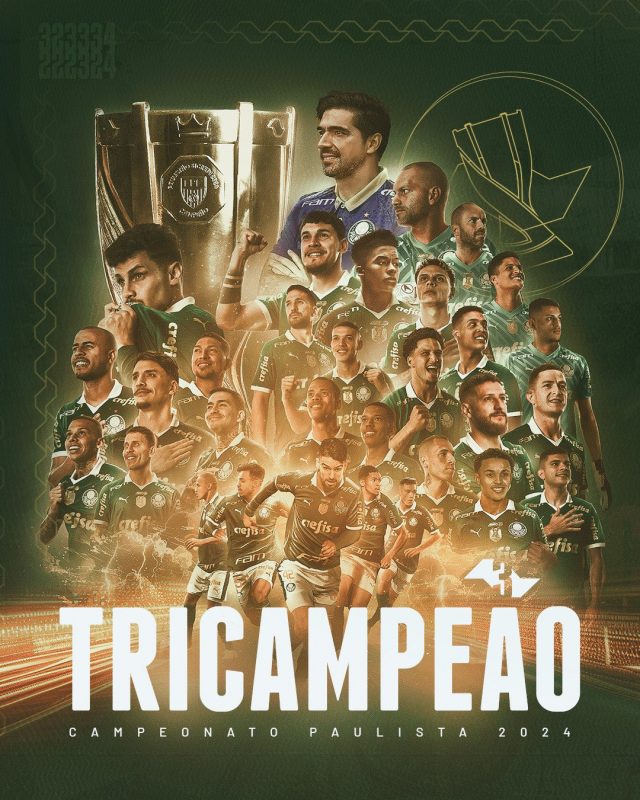 Os campeões pelo palmeiras