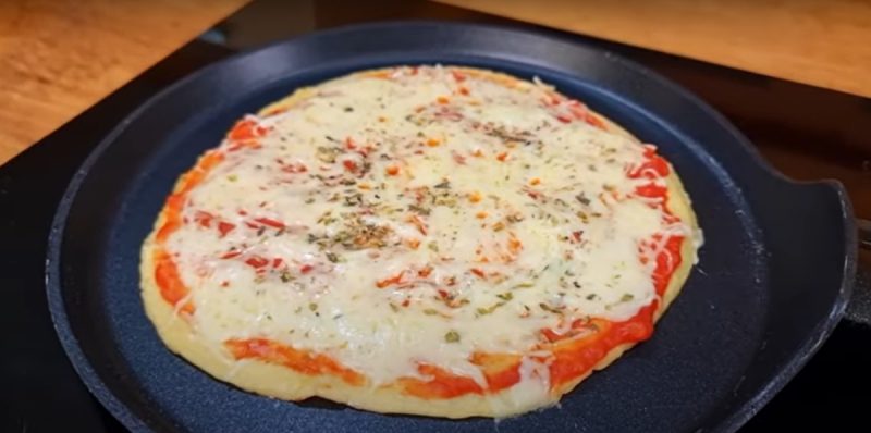 Pizza low carb para uma dieta saudável