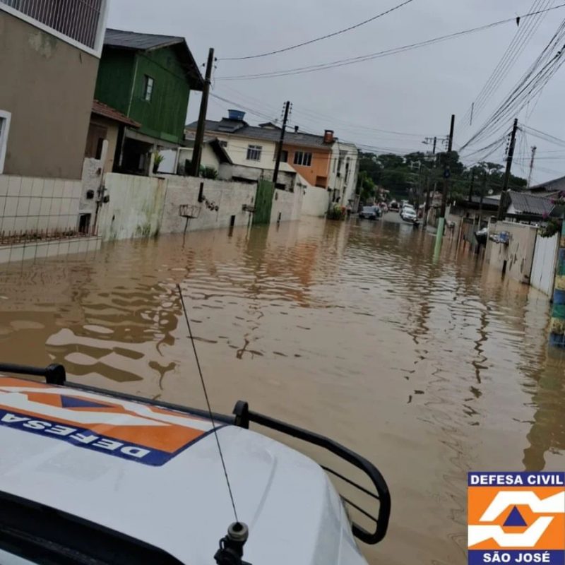 Efeito da chuva em São José