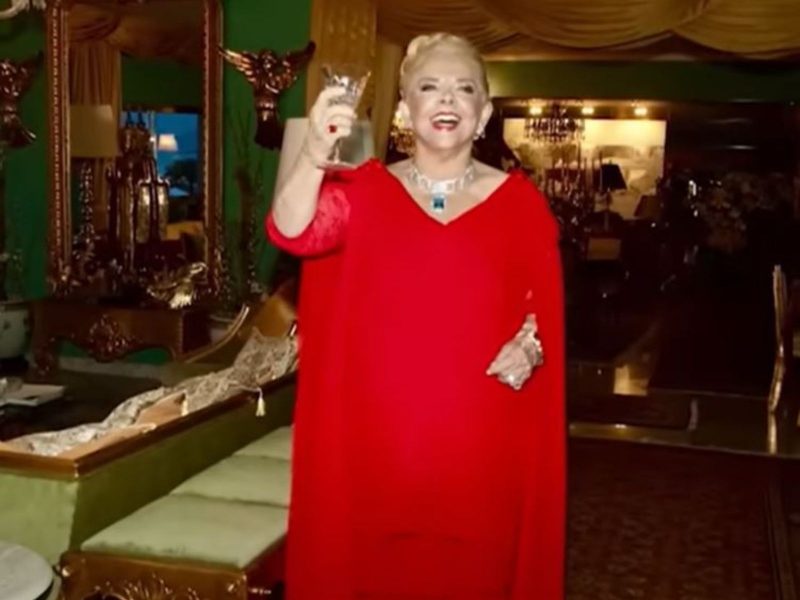 Reina era famosa pelas festas luxuosas – Foto: Domingo Espetacular/Reprodu&ccedil;&atilde;o/ND