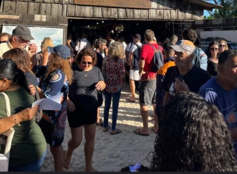 P&uacute;blico festeja a abertura da &uacute;ltima safra da Tainha em 2023 – Foto: PMF