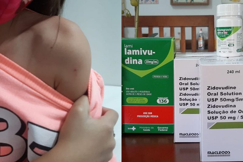 Seringa usada perfurou criança 