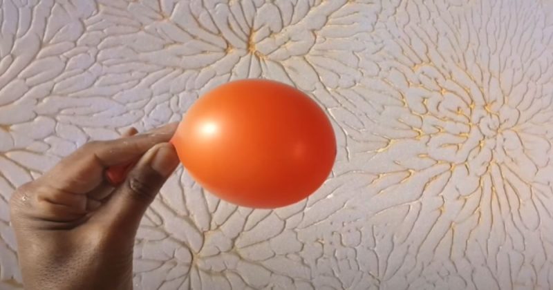 Resultado da textura com balão