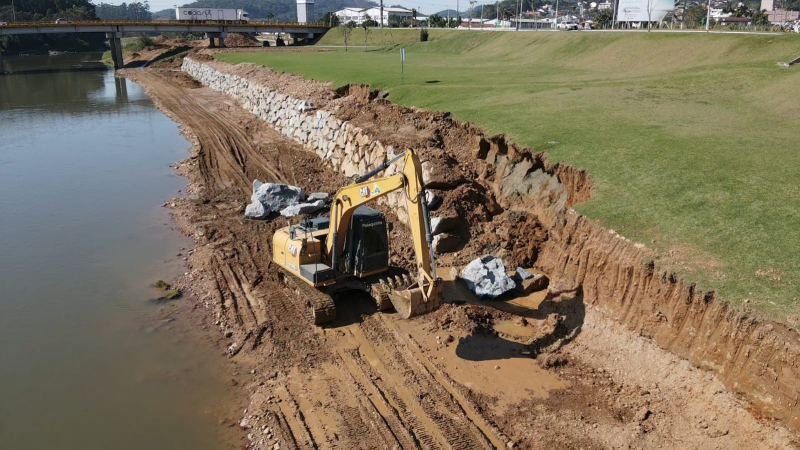 Jaraguá do Sul investe em obras de prevenção de alagamentos e deslizamentos 