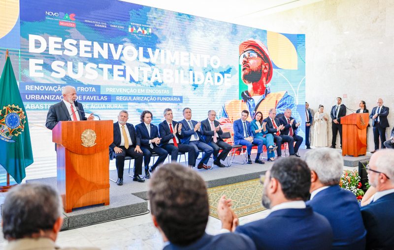 Presidente Luiz Inácio Lula da Silva durante lançamento do Novo PAC Seleções - Foto: Ricardo Stuckert / PR/ND