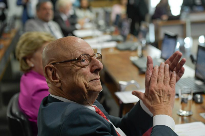 Senador Esperidião Amin, principal figura dos Progressistas em Santa Catarina – Foto: Saulo Cruz/Agência Senado/ND