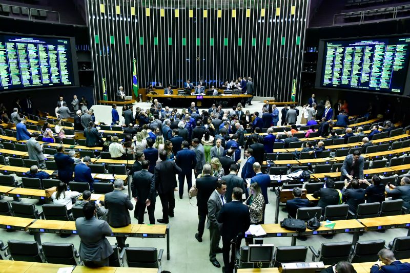 Plenário da Câmara dos Deputados durante sessão conjunta do Congresso Nacional. Foto: Waldemir Barreto/Agência Senado