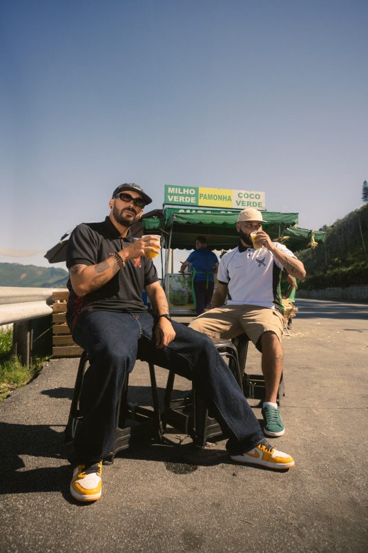O rapper Makalister e o MC e produtor Beli Remour representam a cena hip hop da Grande Floripa no Festival Rifferama – Foto: Divulga&ccedil;&atilde;o