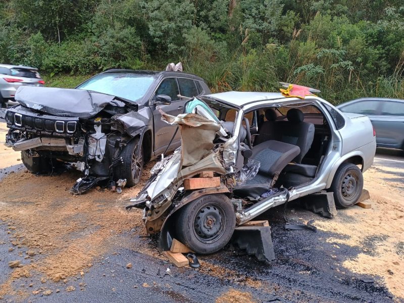 Acidente em São José do Cerrito deixa duas pessoas feridas 
