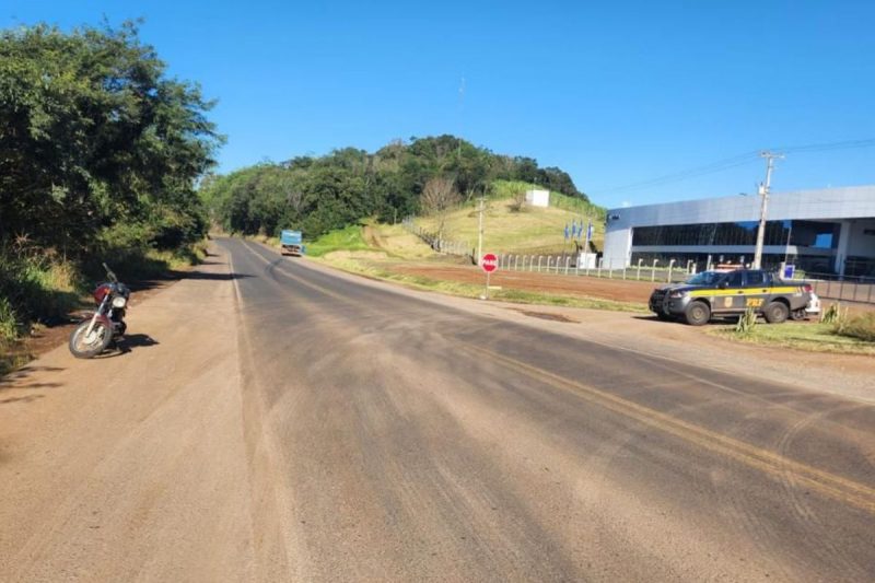 Acidente com motociclista na tarde desta quinta-feira (30)