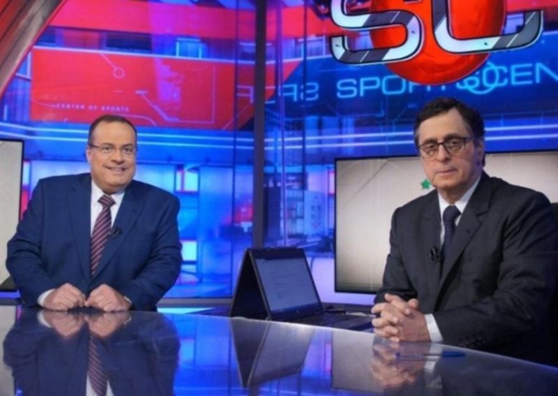 Juntos, apresentaram o SportCenter por anos – Foto: (Foto: Reprodu&ccedil;&atilde;o/ESPN)