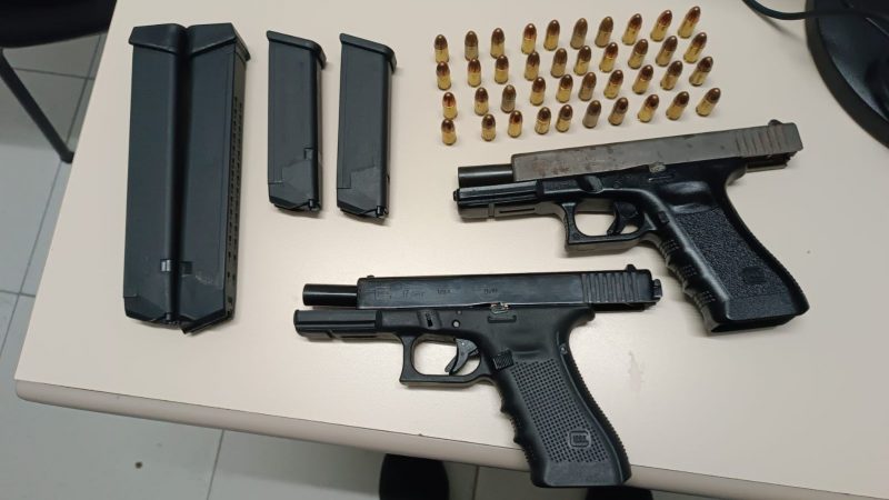 Polícia também apreendeu duas pistolas calibre 9mm, 44 munições, quatro carregadores e dois celulares &#8211; Foto: Divulgação/Polícia Civil/ND