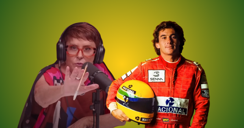 M&aacute;rcia Sensitiva afirma que Senna est&aacute; vivo – Foto: Youtube/Reprodu&ccedil;&atilde;o/ND