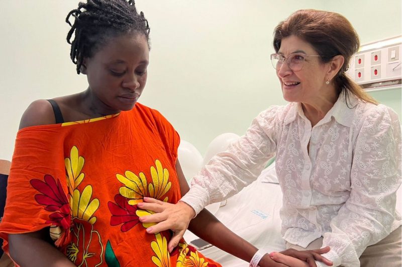 Gestante recebeu alta e bebê está bem 